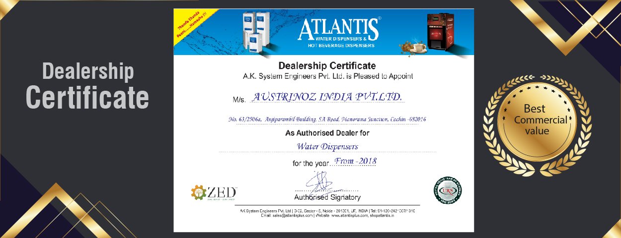 austinroz water purifier Atlantis_Dealership certificate-01 (1)