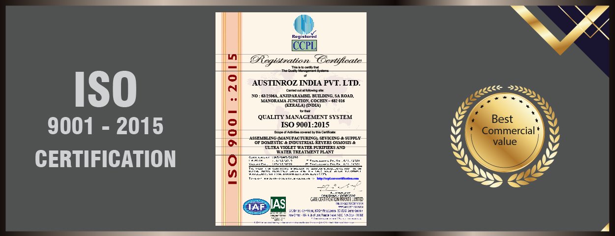 austinroz water purifier iso9001-2015-01-01